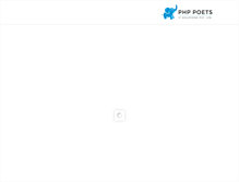 Tablet Screenshot of phppoets.com